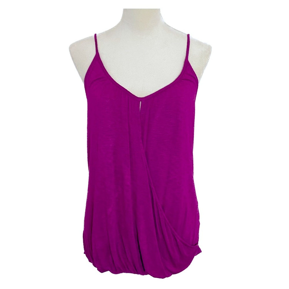 Magenta Relaxed Fit Spaghetti Strap Tank - Cupio - Size S